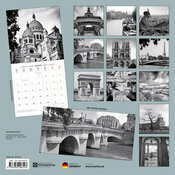 Calendrier Mural 2026 Paris Vintage