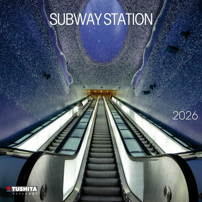 Calendrier Mural 2026 Stations Mtro Architecture
