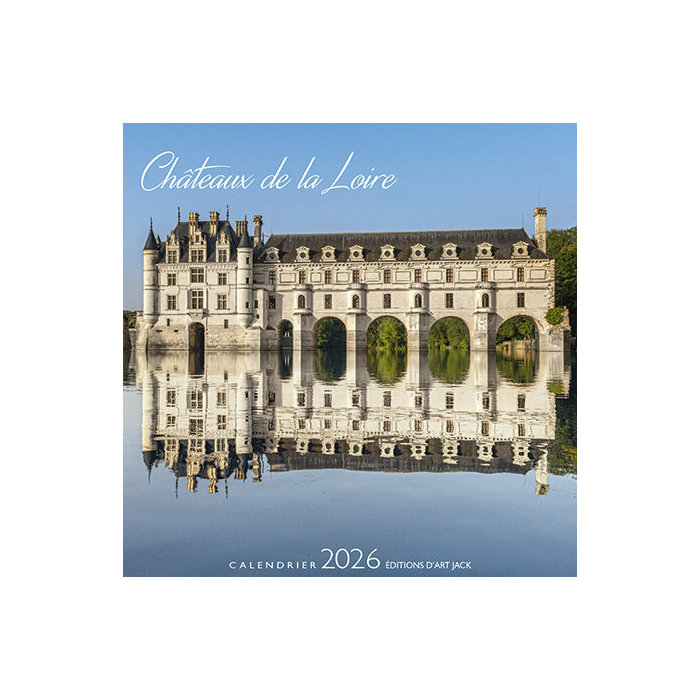 Calendrier Chevalet 2026 Chteaux de La Loire France