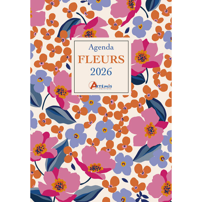 Agenda 2026 Dessins Fleurs du Jardin