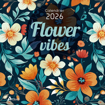 Calendrier 2026 Dessins Fleurs Illustrations