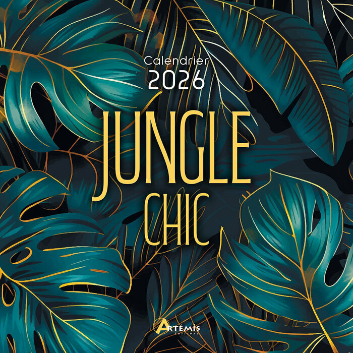 Calendrier 2026 Dessins Illustrations Jungle Chic