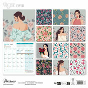 Calendrier 2026 Dessins Illustrations Rose Fever