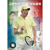 Calendrier 2026 mural Jannik Sinner Tennis Format A3