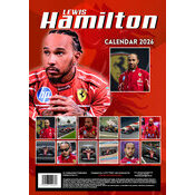 Calendrier 2026 mural Lewis Hamilton Formule 1 Format A3