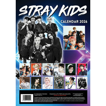 Calendrier 2026 Stray Kids K-Pop Format A3