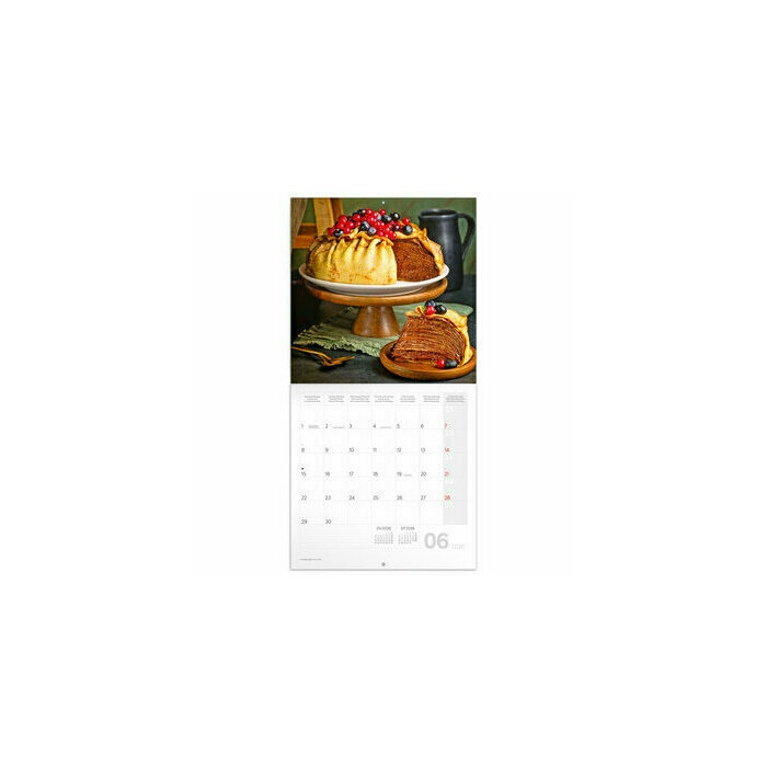 Calendrier papier 2026 Gâteaux Douceurs 