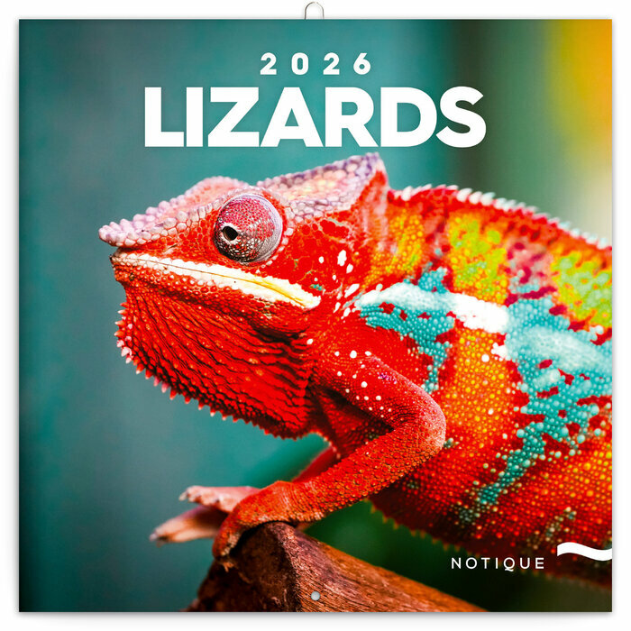 Calendrier 2026 mural Lézards et Reptiles