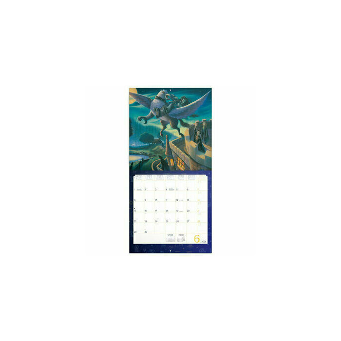 Calendrier mural 2026 Illustrations mural 2026 Harry Potter Magicien