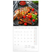 Calendrier 2026 papier Cuisine et Saveurs du Monde