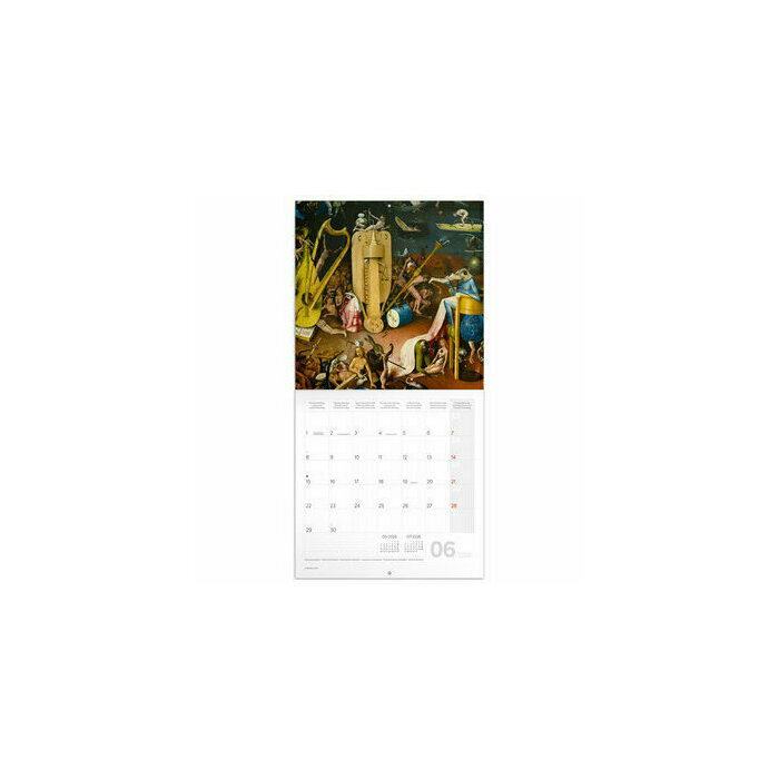 Calendrier 2026 Art Hieronymus Bosch
