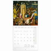 Calendrier 2026 Art Hieronymus Bosch