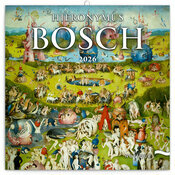 Calendrier 2026 mural Art Hieronymus Bosch