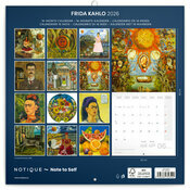 Calendrier papier 2026 Art Frida Kahlo