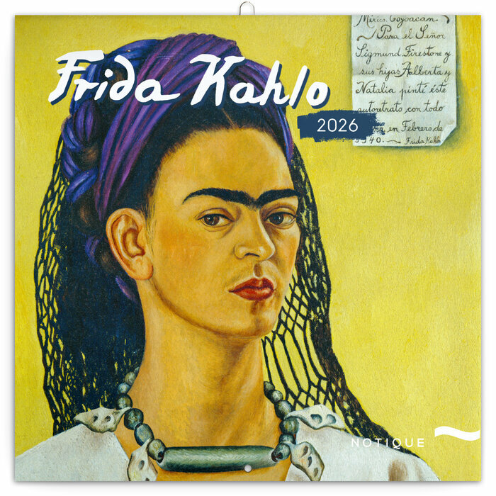 Calendrier 2026 mural Art Frida Kahlo