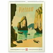 Maxi Calendrier papier Affiches Vintage Paradis Tropical