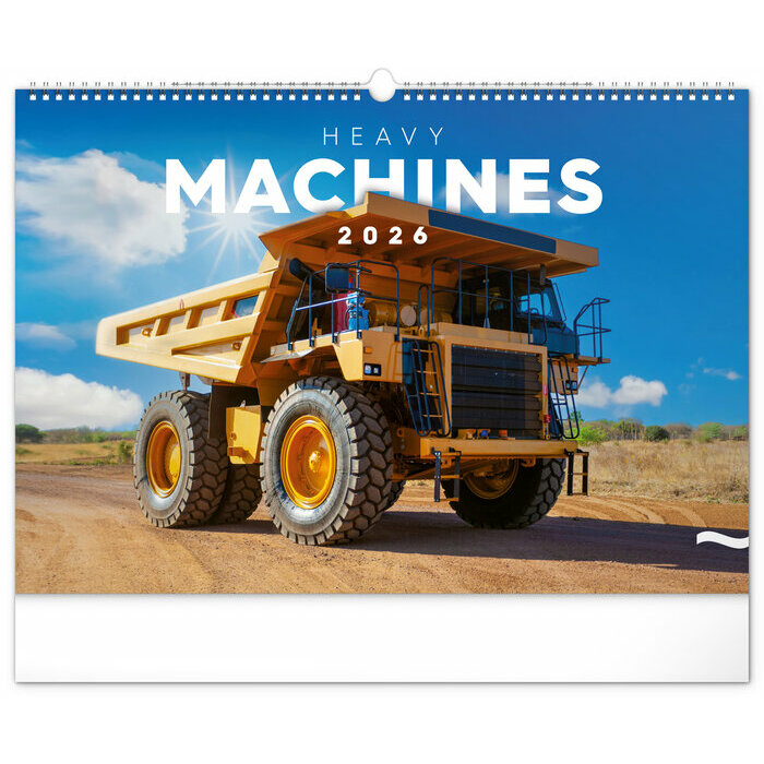 Maxi Calendrier mural 2026 Gros Engins Chantiers