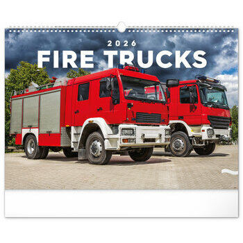 Maxi Calendrier 2026 Camions de Pompiers