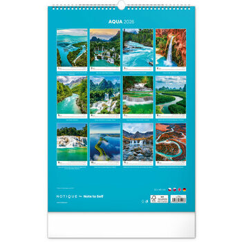 Maxi Calendrier 2026 Paysages Eau et Cascades