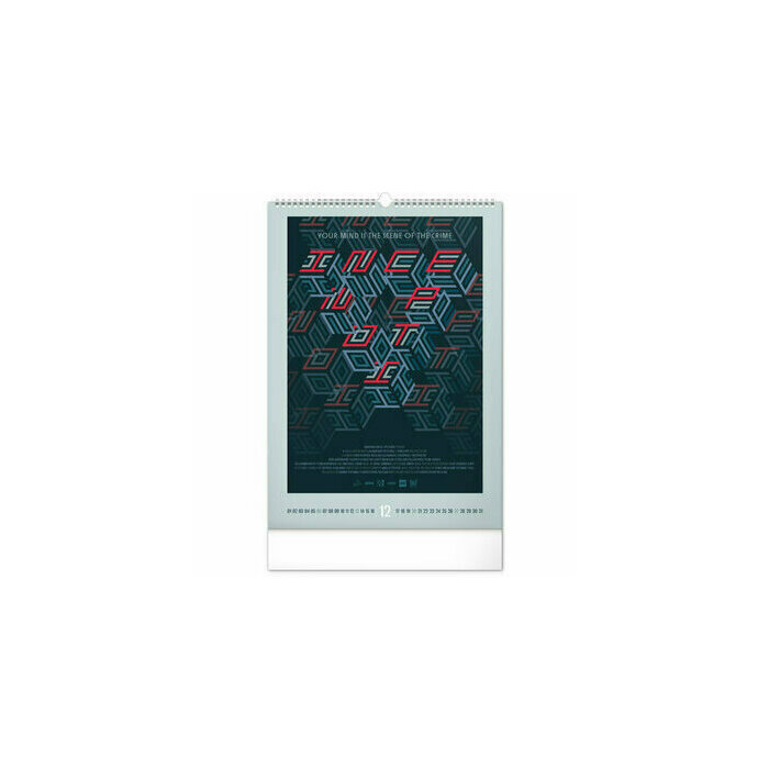 Maxi Calendrier papier 2026 Affiches Films Cinéphile Alternatif
