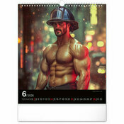 Calendrier papier 2026 Sexy Torses Pompiers