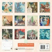 Calendrier mural 2026 Art Déco Monde des Fées 