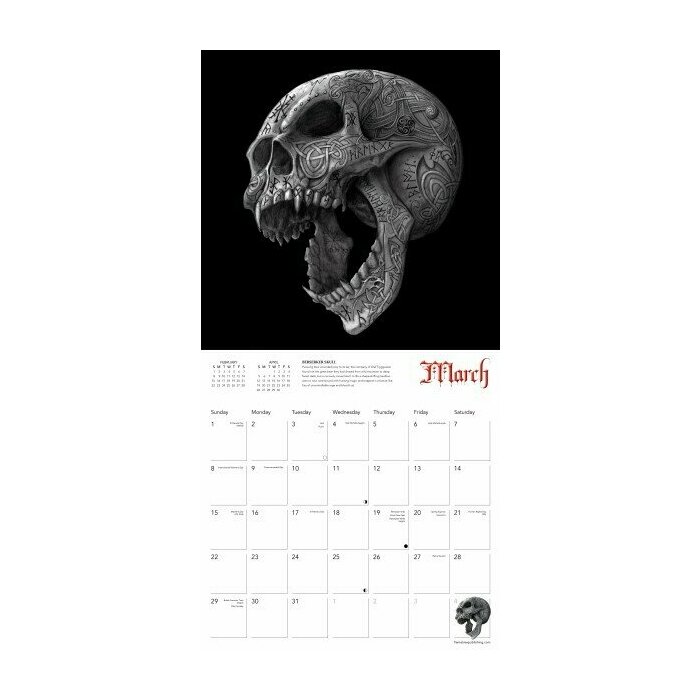 Calendrier 2026 Neverworld Alchemy England