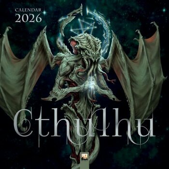 Calendrier 2026 Monstres Cthulhu Lovecraft