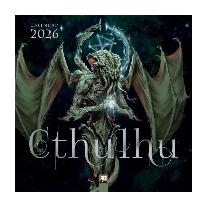 Calendrier 2026 Mural Monstres Cthulhu Lovecraft