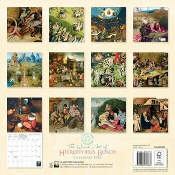 Calendrier 2026 Artiste Hieronymus Bosch