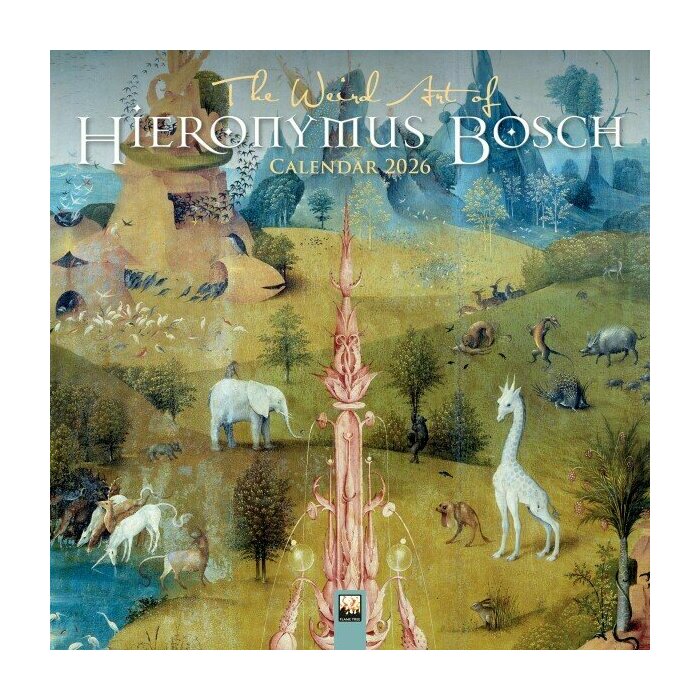 Calendrier 2026 papier Artiste Hieronymus Bosch