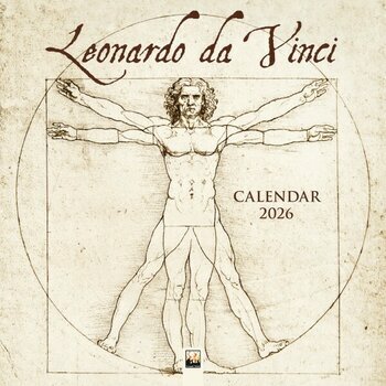 Calendrier 2026 Art et Architecture Leonard de Vinci Calendrier 2026 Art et Architecture Leonard de Vinci