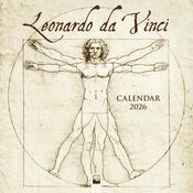 Calendrier Mural 2026 Art et Architecture Leonard de Vinci