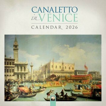Calendrier 2026 Venise par Canaletto
