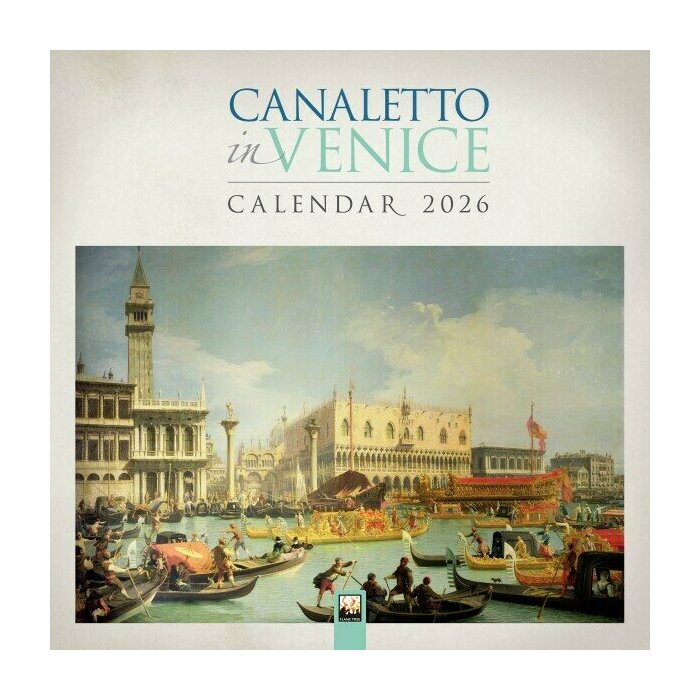 Calendrier Mural 2026 Venise par Canaletto
