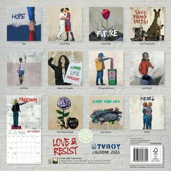 Calendrier 2026 Street Art TVBOY