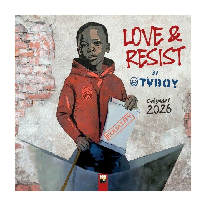 Calendrier mural 2026 Street Art TVBOY