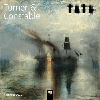 Calendrier 2025 Art William Turner et John Constable