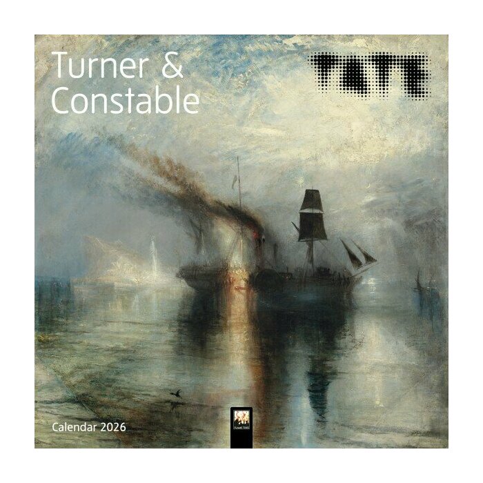 Calendrier 2026 Art William Turner et John Constable