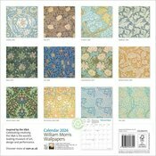 Calendrier papier 2026 Papiers Peints William Morris