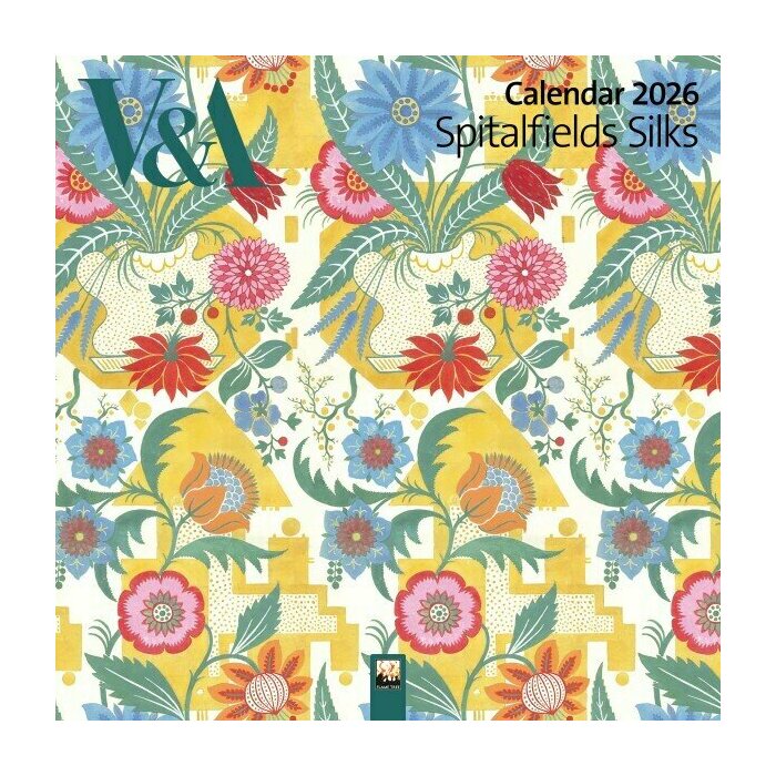 Calendrier 2026 Art Soie de Spitalfields 