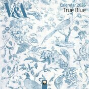 Calendrier 2026 Art Motifs Bleus