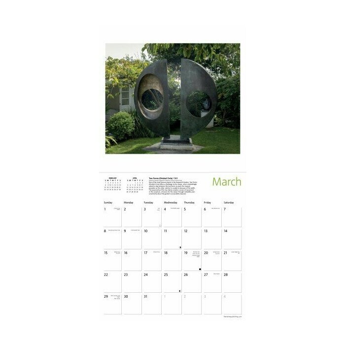 Calendrier 2026_NEW@ Sculptures Barbara Hepworth
