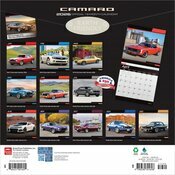 Calendrier Mural 2026 Voitures Camaro