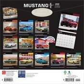 Calendrier Papier 2026 Voiture Mustang 