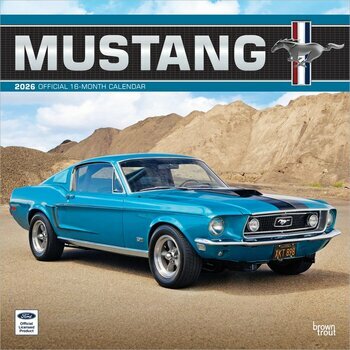 Calendrier 2026 Voiture Mustang 