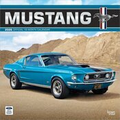 Calendrier 2026 Voiture Mustang 