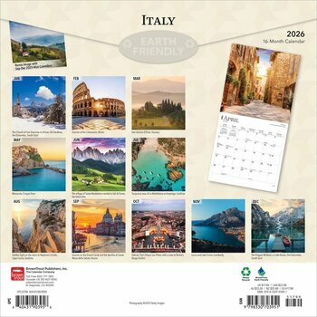  Calendrier 2026 Italie Venise Rome Lac Côme