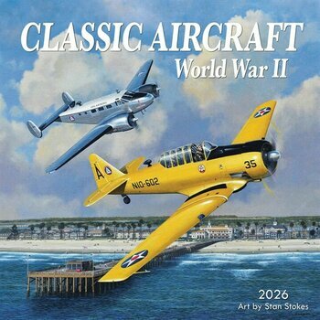 Calendrier 2026 Avion Seconde Guerre Mondiale