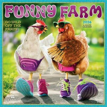 Calendrier 2026 Animaux de la Ferme Rigolos Humour Calendrier 2026 Animaux de la Ferme Rigolos Humour